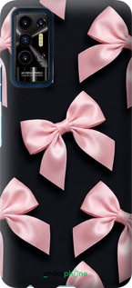 Силиконовый чехол 'Coquette Ribbons Dark Coquette' для Tecno Pova 2 изображение 1