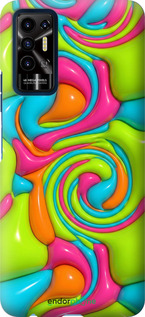 Силиконовый чехол Y2K Jelly Dream для Tecno Pova 2 - 6780u-2649 изображение 