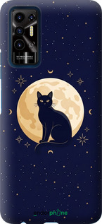 Силиконовый чехол Cute Cat Celestial/Witchy для Tecno Pova 2 - 6787u-2649 изображение 