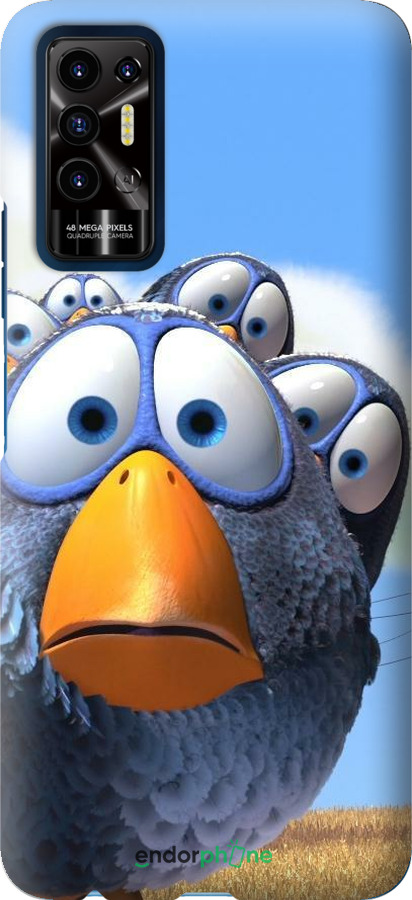 Силиконовый чехол Angry Birds для Tecno Pova 2 - 6008u-2649 изображение 