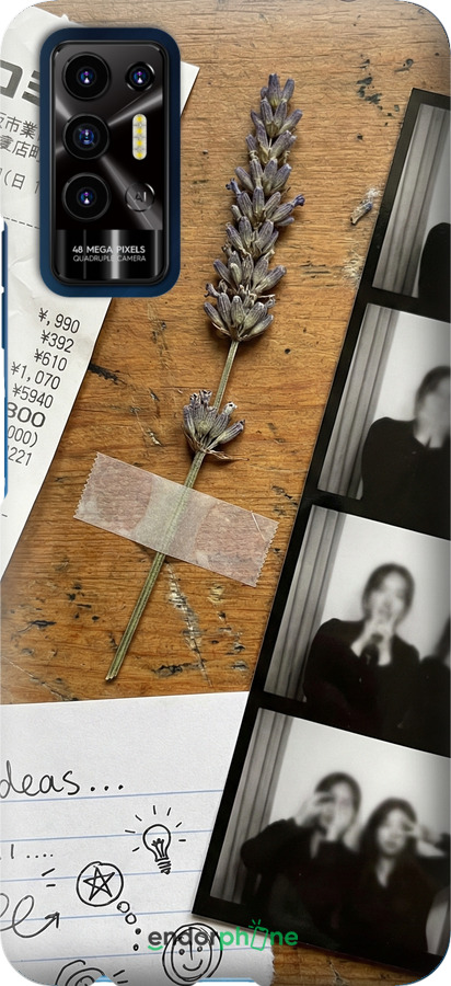 Силиконовый чехол Aesthetic Scrapbook Collage для Tecno Pova 2 - 6773u-2649 изображение 