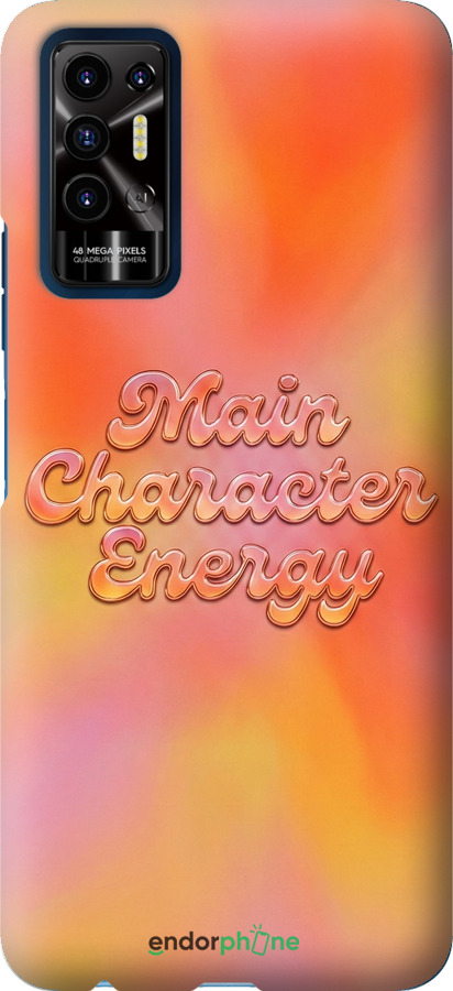 Силиконовый чехол Aura Gradient Main Character Energy Aesthetic Y2K для Tecno Pova 2 - 6783u-2649 изображение 
