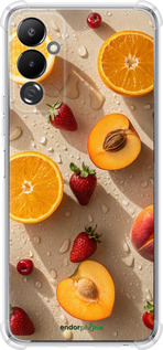 Силикон с усиленными углами чехол Фрукты 3 для Tecno Pova 4 LG7n - 6703sp-2967 изображение 