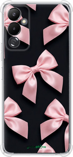 Силіконовий протиударний с посиленими кутами чехол Coquette Ribbons Dark Coquette для Tecno Pova 4 LG7n - 6767sp-2967 изображение 