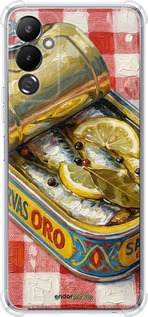 Силіконовий протиударний с посиленими кутами чехол Vintage Sardine Tin Phone для Tecno Pova 4 LG7n - 6772sp-2967 изображение 