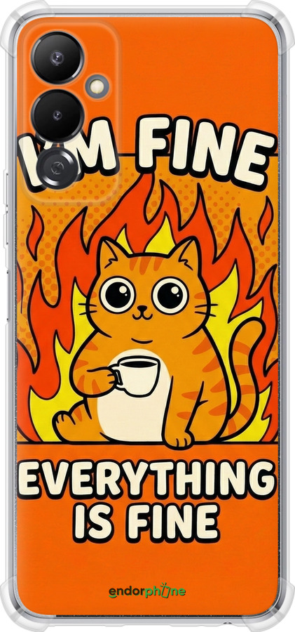 Силикон с усиленными углами чехол Funny Cat для Tecno Pova 4 LG7n - 6786sp-2967 изображение 