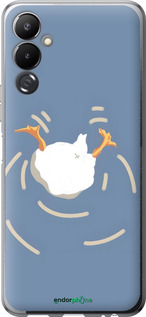 Силиконовый чехол Гусь ныряет для Tecno Pova 4 LG7n - 6275u-2967 изображение 