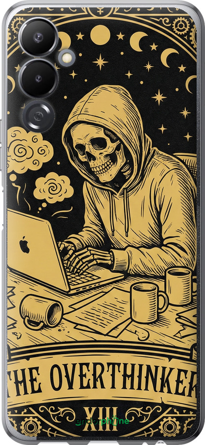 Силіконовий чехол The Overthinker для Tecno Pova 4 LG7n - 6774u-2967 изображение 