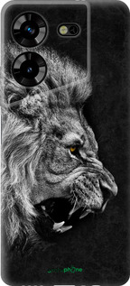 Силиконовый чехол Лев для Tecno Pova 5 - 1080u-3139 изображение 