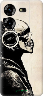 Силіконовий чехол Скелет-меломан v2 для Tecno Pova 5 - 1200u-3139 изображение 