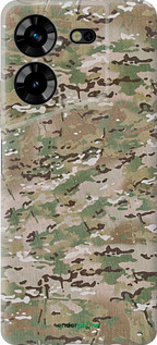 Силиконовый чехол Камуфляж v5 для Tecno Pova 5 - 1201u-3139 изображение 