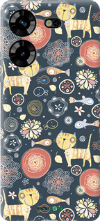 Силиконовый чехол Котята v4 для Tecno Pova 5 - 1224u-3139 изображение 