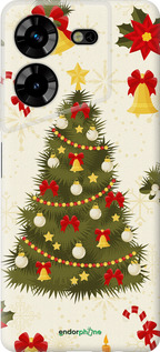 Силиконовый чехол Новогодняя елка для Tecno Pova 5 - 4198u-3139 изображение 