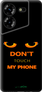 Силиконовый чехол Don't touch the phone для Tecno Pova 5 - 4261u-3139 изображение 