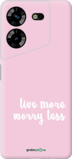 Силіконовий чехол Живи більше для Tecno Pova 5 - 4347u-3139 изображение 