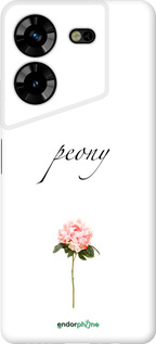 Силиконовый чехол Пион для Tecno Pova 5 - 4366u-3139 изображение 