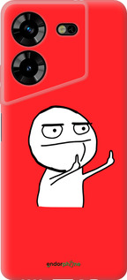 Силиконовый чехол Мем для Tecno Pova 5 - 4578u-3139 изображение 