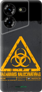 Силиконовый чехол biohazard 28 для Tecno Pova 5 - 4846u-3139 изображение 