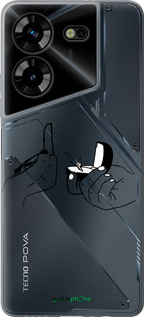 Силиконовый чехол Предложение для Tecno Pova 5 - 4898u-3139 изображение 