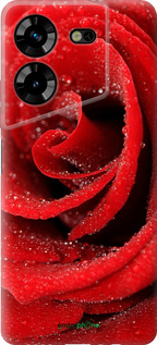 Силиконовый чехол Красная роза для Tecno Pova 5 - 529u-3139 изображение 