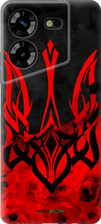 Силиконовый чехол Герб Украины v2 для Tecno Pova 5 - 5312u-3139 изображение 