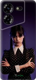 Силіконовий чехол Wednesday v3 для Tecno Pova 5 - 5517u-3139 изображение 