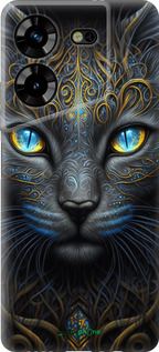 Силіконовий чехол Кішка для Tecno Pova 5 - 5548u-3139 изображение 