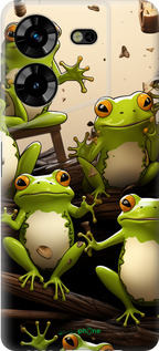 Силиконовый чехол Жабки для Tecno Pova 5 - 5656u-3139 изображение 