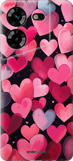 Силіконовий чехол Сердечка 4 для Tecno Pova 5 - 5662u-3139 изображение 
