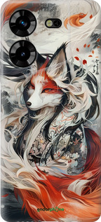 Силиконовый чехол Дух кицунэ' для Tecno Pova 5 - 6107u-3139 изображение 