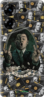 Силиконовый чехол Волк с валл стрит для Tecno Pova 5 - 6287u-3139 изображение 