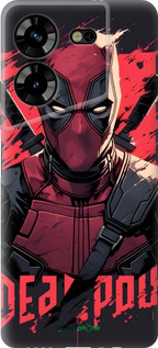 Силиконовый чехол Дедпул для Tecno Pova 5 - 6293u-3139 изображение 