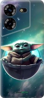 Силиконовый чехол Малышь йода для Tecno Pova 5 - 6294u-3139 изображение 