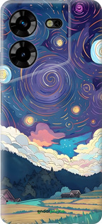 Силиконовый чехол Креативный арт для Tecno Pova 5 - 6322u-3139 изображение 