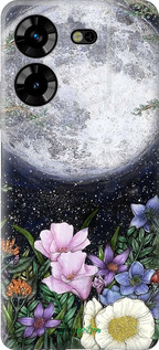 Силиконовый чехол Полночь в саду II для Tecno Pova 5 - 6424u-3139 изображение 