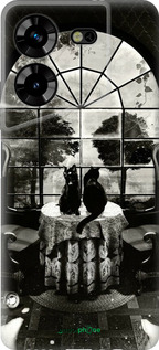 Силиконовый чехол Череп и коты для Tecno Pova 5 - 6432u-3139 изображение 