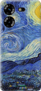 Силиконовый чехол «Звездная ночь» Винсента Ван Гога для Tecno Pova 5 - 6433u-3139 изображение 