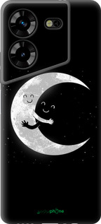 Силиконовый чехол Лунные объятия для Tecno Pova 5 - 6508u-3139 изображение 