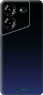 Силіконовий чехол Градієнт у темно-синьому стилі для Tecno Pova 5 - 6542u-3139 изображение 