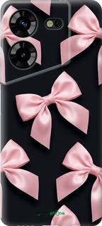 Силіконовий чехол Coquette Ribbons Dark Coquette для Tecno Pova 5 - 6767u-3139 изображение 