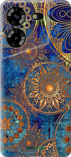 Силіконовий чехол Золотий візерунок для Tecno Pova 5 - 678u-3139 изображение 