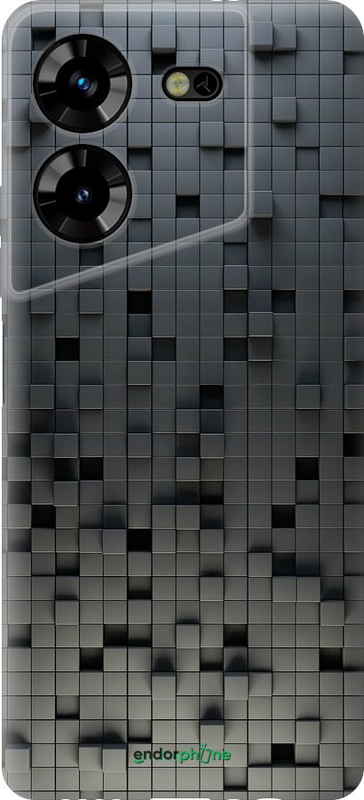 Силиконовый чехол Кубики для Tecno Pova 5 - 1061u-3139 изображение 