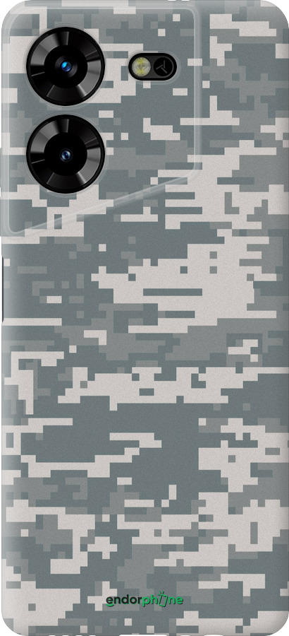 Силиконовый чехол Камуфляж для Tecno Pova 5 - 1085u-3139 изображение 