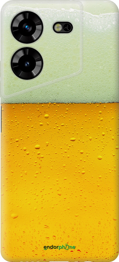 Силиконовый чехол Пиво для Tecno Pova 5 - 1145u-3139 изображение 