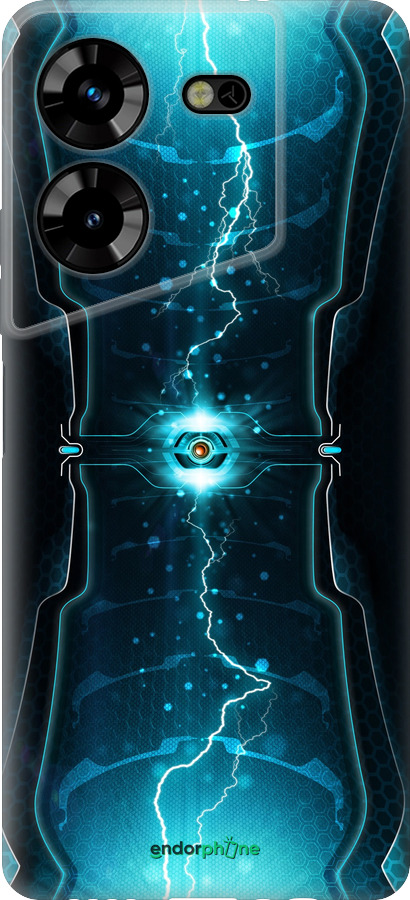 Силиконовый чехол Молнии в цилиндре для Tecno Pova 5 - 120u-3139 изображение 