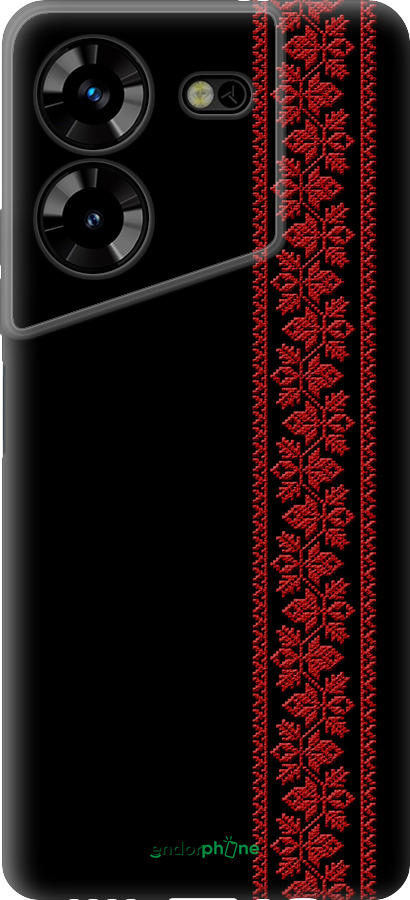 Силиконовый чехол Вышиванка 53 для Tecno Pova 5 - 2041u-3139 изображение 