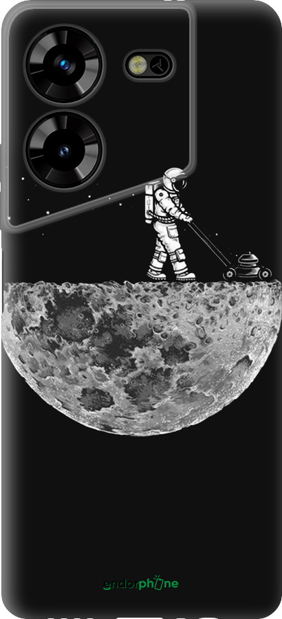 Силиконовый чехол Moon in dark для Tecno Pova 5 - 4176u-3139 изображение 