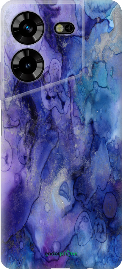 Силиконовый чехол Мрамор 7 для Tecno Pova 5 - 4802u-3139 изображение 