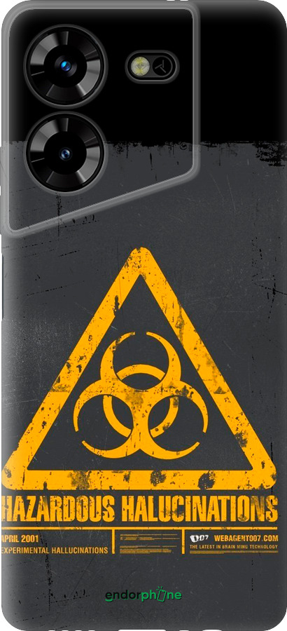 Силиконовый чехол biohazard 28 для Tecno Pova 5 - 4846u-3139 изображение 