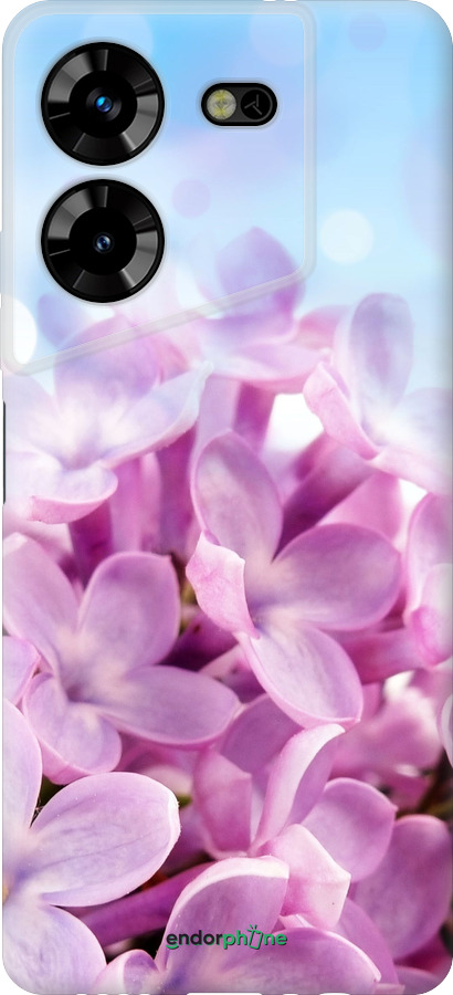 Силиконовый чехол Сирень для Tecno Pova 5 - 527u-3139 изображение 